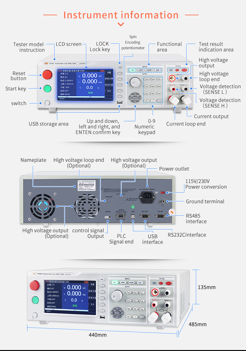 Hipot-Tester-/-Withstand-voltage-tester